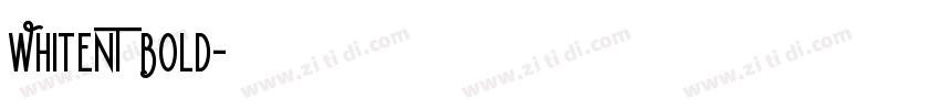 WhiteNT Bold字体转换